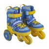 Dětské svítící kolečkové brusle - Modré (vel. 26-30)