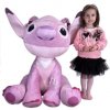 Plyšový ANGEL STITCH růžový se zvukem 100 cm