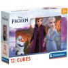 Clementoni - Obrázkové kostky - Ledové Království 12 kostek