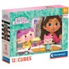 Clementoni - Obrázkové kostky - Gábin kouzelný domek 12 kostek