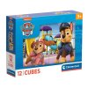 Clementoni - Obrázkové kostky - Tlapková Patrola 12 kostek