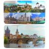 Magnet oboustraný - Česká republika a Praha