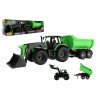 Auto Traktor Deutz-Fahr s přívěsem Worxx plast 75cm 1:15 v krabici 76x22x19cm