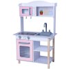 BABU - Dřevěná dětská kuchyňka - Růžová