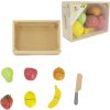 BABU - Dřevěné krájecí ovoce v přepravce