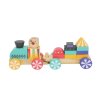 BABU - Karnevalový dřevěný vláček s kostkami