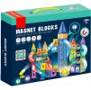 Magnetická stavebnice s LED světly a kuličkou - 134 ks