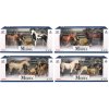 Zvířátka z farmy - Set koně s hříbátkem 4 druhy