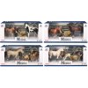 Zvířátka z farmy - Set koně s hříbátkem 4 druhy