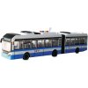 CITY SERVICE CAR - 1:16 Kloubový autobus - modrý na setrvačník se zvuky