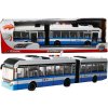 CITY SERVICE CAR - 1:16 Kloubový autobus - modrý na setrvačník se zvuky