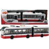 CITY SERVICE CAR - 1:16 Kloubový autobus - červený na setrvačník se zvuky