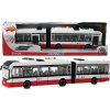 CITY SERVICE CAR - 1:16 Kloubový autobus - červený na setrvačník se zvuky