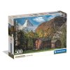 Clementoni - Puzzle 500 Okouzlující Matterhorn