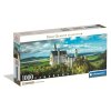 Clementoni - Puzzle 1000 Panorama Zámek Neuschwanstein