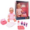 Dolls World - Panenka Olivia 38 cm pije a čůrá + příslušenství