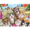 PRIME 3D PUZZLE - Selfie kočky 100 dílků