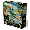 PRIME 3D Svítící PUZZLE - Údolí dinosaurů 500 dílků