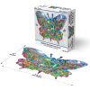 PRIME 3D Dřevěné PUZZLE - Motýl 200 dílků