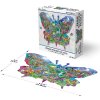 PRIME 3D Dřevěné PUZZLE - Motýl 200 dílků