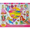 Velké omalovánky se samolepkami Víly a Princezny