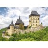 DINO Puzzle Hrad Karlštejn foto 500 dílků 47x33cm skládačka v krabici
