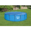 BESTWAY 58253 - Solarní plachta na bazén 462 cm modrá kulatá