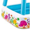 INTEX Bazén dětský nafukovací se stříškou oceán 157x157x122cm čtverec 57470