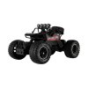 Auto RC Off-Road plast 26cm 27MHz dobíjecí pack+baterie se světlem červené v krabici