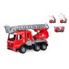 Auto hasiči s žebříkem Mercedes Arocs plast 47cm v krabici 50x31x20cm