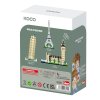 Stavebnice mini KOCO Eiffelova věž plast 538ks v krabičce 13x16,5x7cm