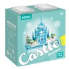 Stavebnice mini KOCO Zimní hrad plast 381ks v krabičce 11x12x5cm