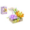 Stavebnice mini KOCO Květinové aranžmá sukulentů plast 295 dílků v krabičce 11x15x6cm