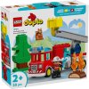 LEGO DUPLO Město: Hasičské auto s hadicí a hasičem 10473 STAVEBNICE