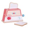 Bigjigs Toys Dřevěný toaster s puntíky
