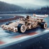 RoboTime 3D dřevěná skládačka Závodní auto F1