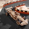 RoboTime 3D dřevěná skládačka Závodní auto F1