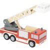 small foot Hasičský vůz s otočným žebříkem