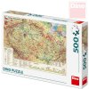 DINO Puzzle skládačka Mapa české republiky ČR 500 dílků 47x33cm