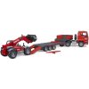 BRUDER 02772 Auto MAN TGA tahač s přívěsem + manipulátor Manitou MT633