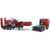 BRUDER 02772 Auto MAN TGA tahač s přívěsem + manipulátor Manitou MT633