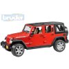 BRUDER Auto model Jeep Wrangler červený 1:16 plast 02525 (2525)