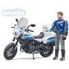 BRUDER 62731 Set motorka Ducati Scrambler s figurkou policie