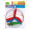 Vystřelovací vrtulka 2ks +startér plast 20cm v sáčku
