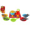 Sada nádobí s vařičem plast 22x16cm s doplňky v sáčku
