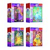 Minipuzzle Krásné princezny/Disney Princess 54dílků 4 druhy v krabičce 6x9x4cm 40ks v boxu