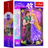 Minipuzzle Krásné princezny/Disney Princess 54dílků 4 druhy v krabičce 6x9x4cm 40ks v boxu