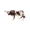 Býk dlouhorohý texaský skot zooted plast 15cm