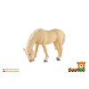 Kůň domácí palomino klisna zooted plast 13cm