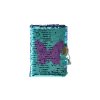 Zápisník/blok s flitry měnícími se zámkem mix druhů v sáčku 11x15x2cm